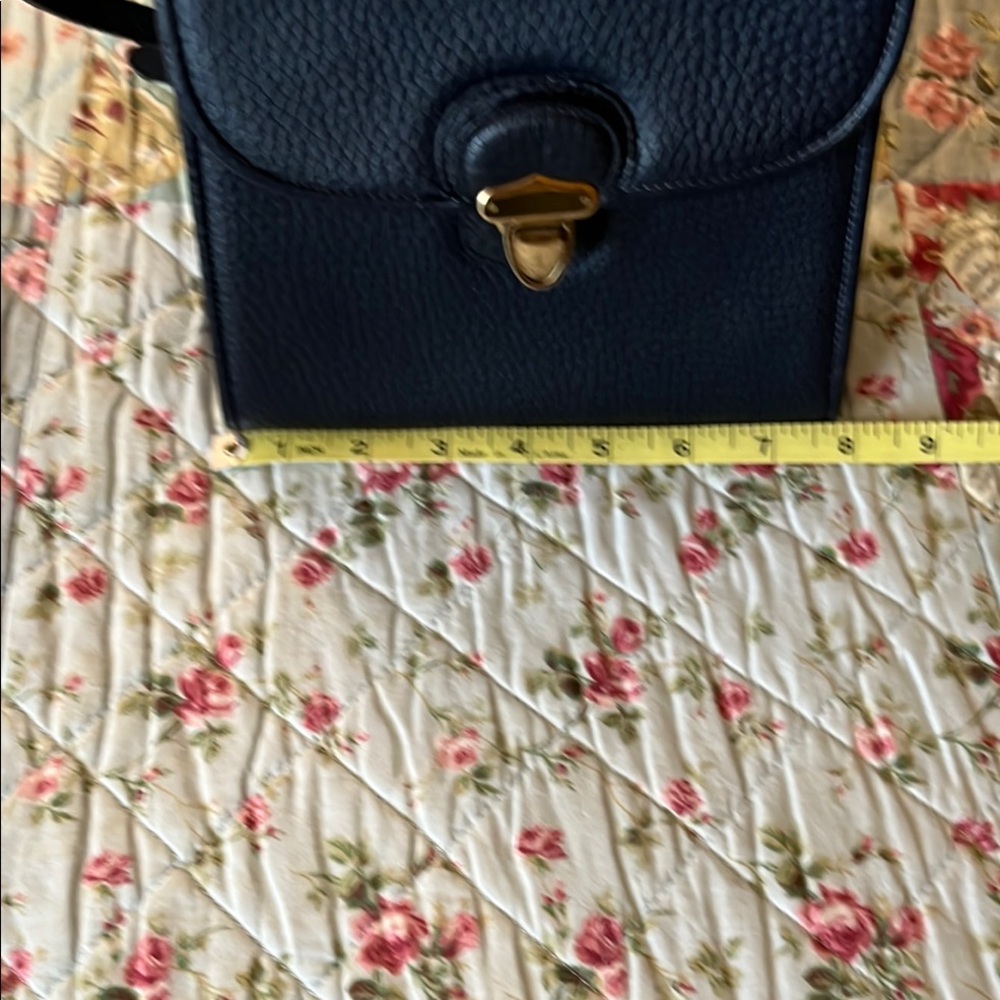 Dooney & Bourke Blue Crossbody Bag with Gold Clasp - Picture 9 of 13